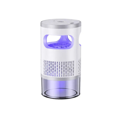 Indoor insect killer with light and suction cup, suitable for home use.